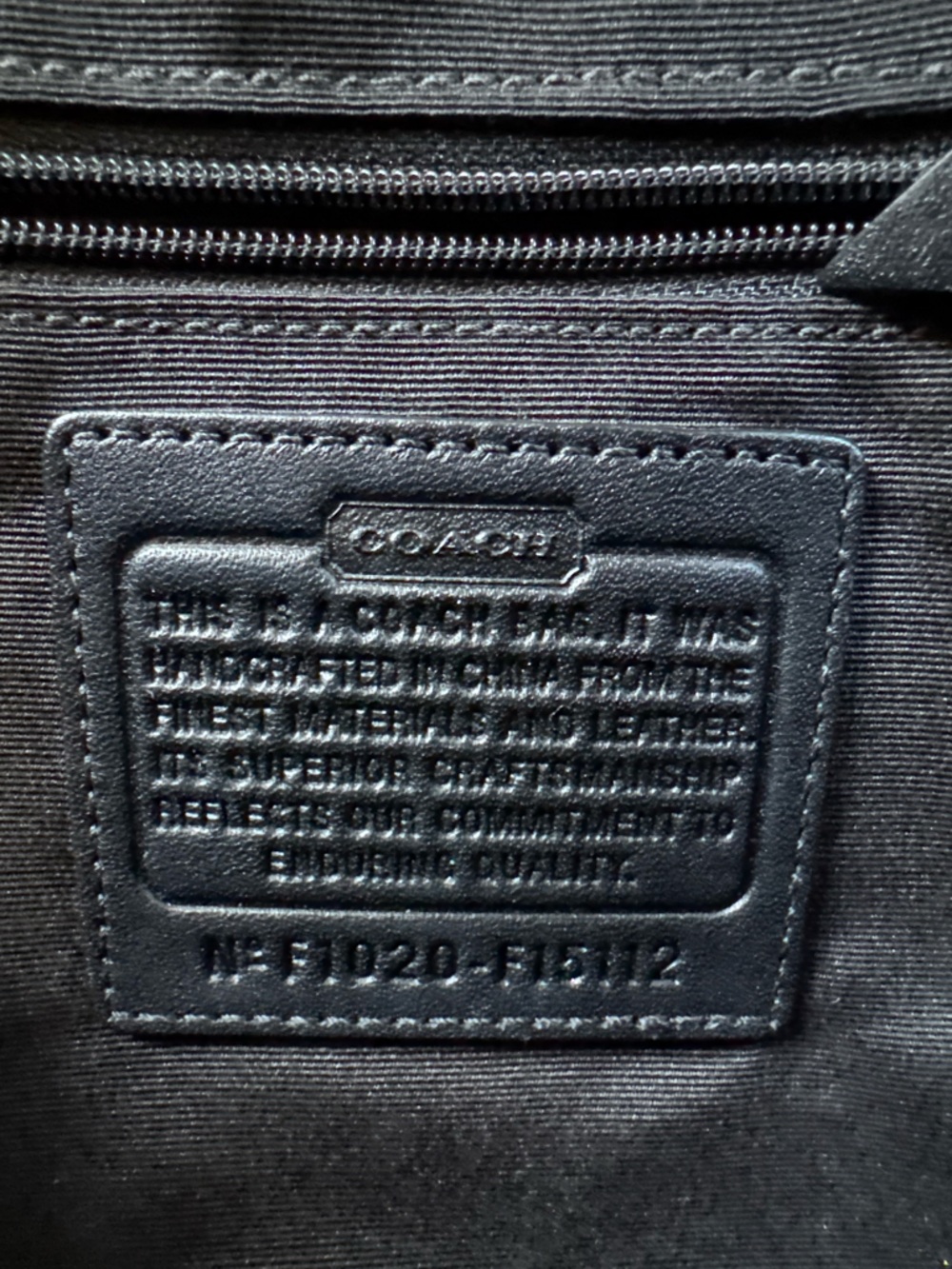 Coach Signature Monogram Shoulder Tote Bag E1020-F15112 - Picture 6 of 13